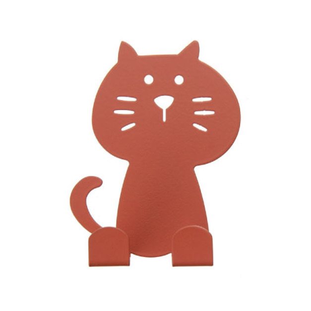 金属無痕卡通小貓掛鉤(顏色隨機)