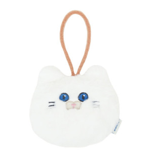抱抱貓系列貓頭小掛飾(兩色可選)