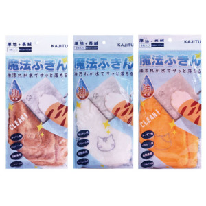 日本KAJITU貓咪造型不沾油抹布(顏色隨機)