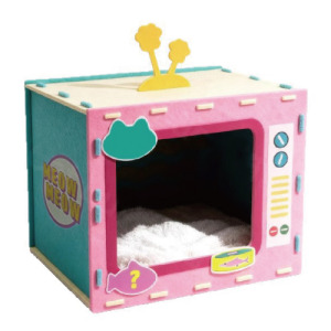 電視機毛氈貓窩