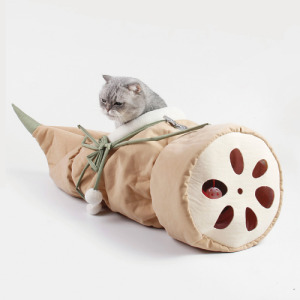 蓮藕貓咪隧道(兩色可選)