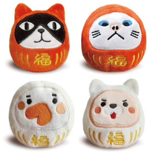 MISSPET 達摩大福貓草玩具(四款可選)