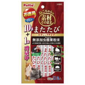 日本 Petio 木天蓼無添加蟲癭果粉 0.5gx11包