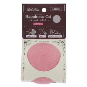 Petio Happiness Cat 毛球貓玩具-粉色7cm