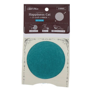日本 Petio Happiness Cat 毛球貓玩具-藍色9cm