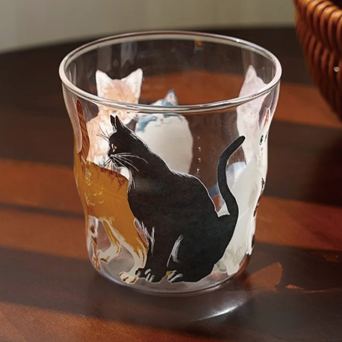 可愛貓咪玻璃杯 350ml_可愛貓咪玻璃杯_1.jpg