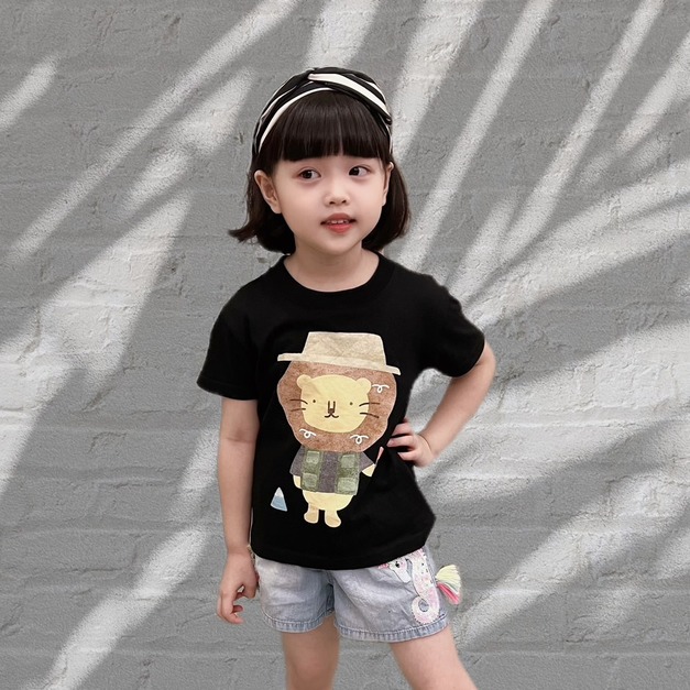 波獅戶外 黑色短T