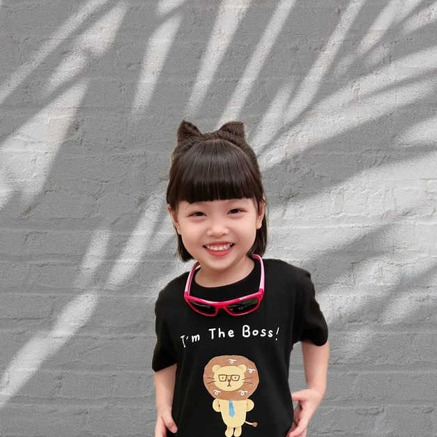 波獅BOSS 黑色短T