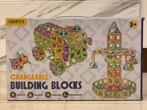 3D建構積木588pcs