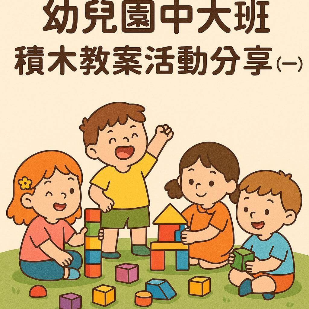 【2025】幼兒園中大班積木教案活動分享（一）