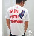 [台灣T-shirt國旗設計] 挑戰自己 台灣趣味塗鴉版國旗運動排汗T_1