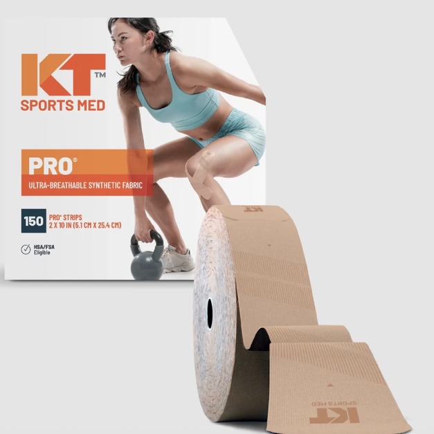 熱銷補貨新版～美國KT TAPE Pro 肌內效貼布-大捲包裝-預裁切版-香檳金