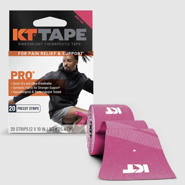 熱銷補貨～美國KT TAPE肌內效貼布-預裁切版-桃粉色 [獨家代理]