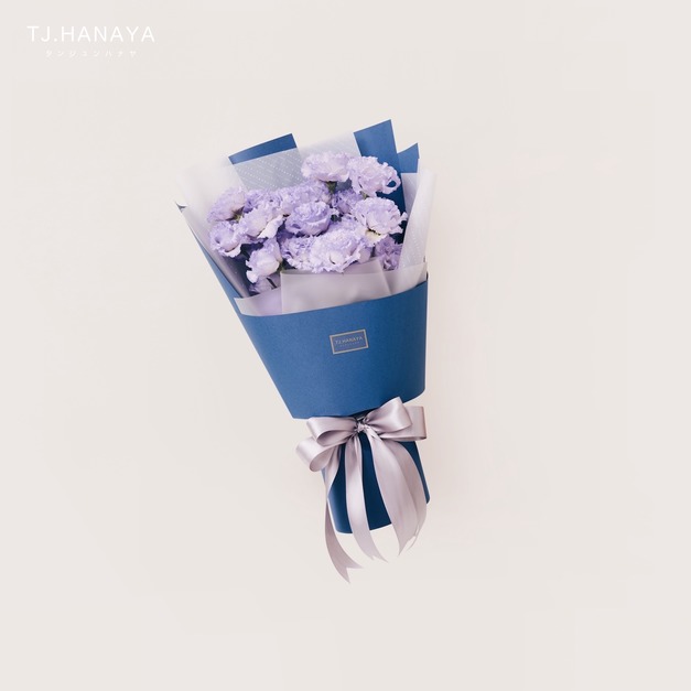 鮮 花 紫 桔 梗 花 束 # FB003