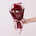 永生玫瑰小花束＃紅_1