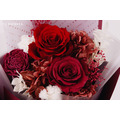 永生玫瑰小花束＃紅_4