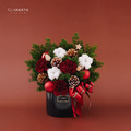聖 誕 鮮 花 盆 花＃小