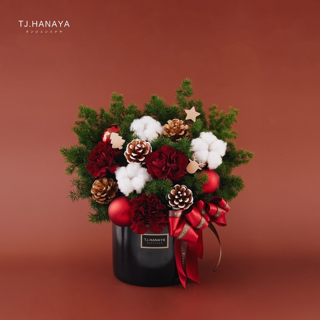 聖 誕 鮮 花 盆 花＃小