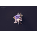 永 生 玫 瑰 胸 花＃紫