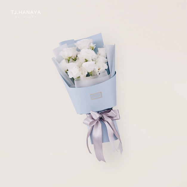 鮮 花 白 桔 梗 花 束 # FB002