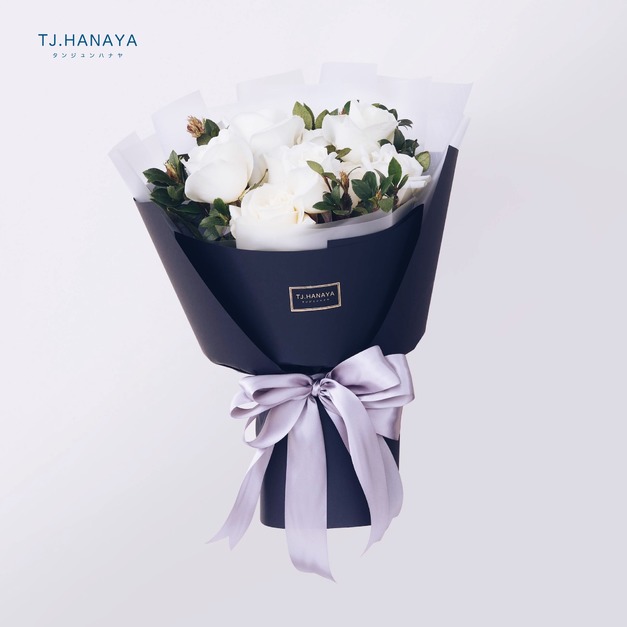 白色情人節＃鮮花玫瑰花束