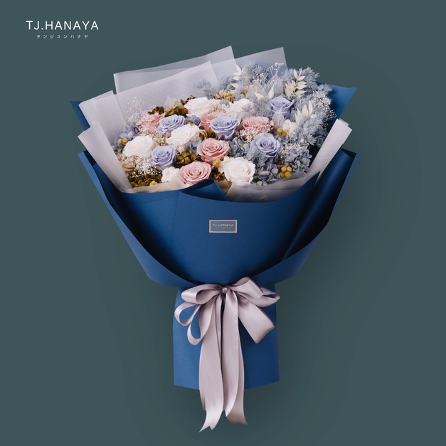 永 生 玫 瑰 花 束＃PB086