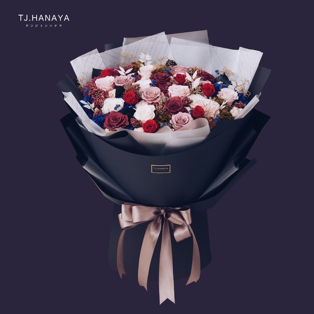 永 生 玫 瑰 花 束＃PB054