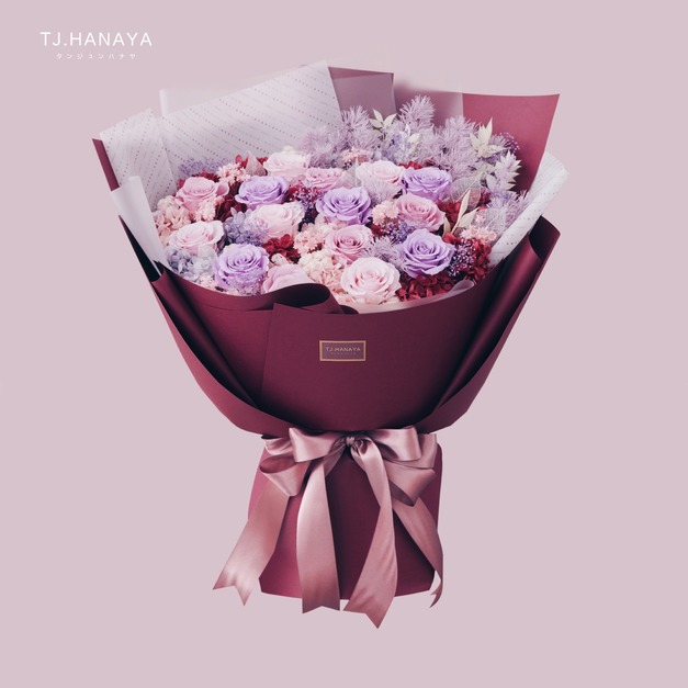 永 生 玫 瑰 花 束＃PB087