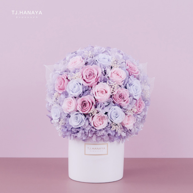 永生花園盆花＃紫櫻花園