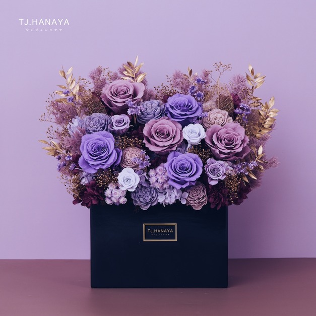 永生長型盆花｜迷幻紫