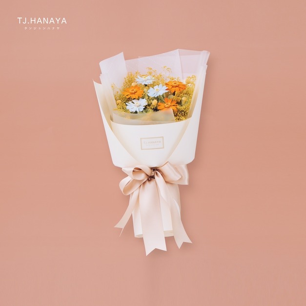 永生雛菊花束｜PB073