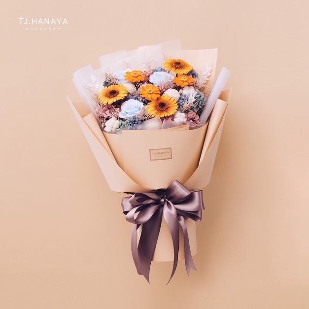 永生向日葵畢業花束｜盛夏