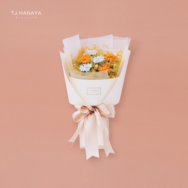永生雛菊花束｜PB073