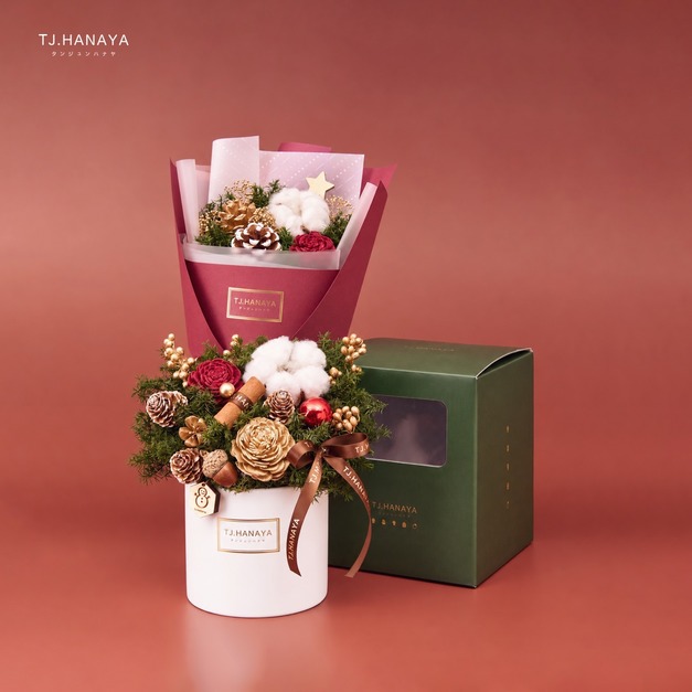 聖誕優惠組合｜花束大圓組