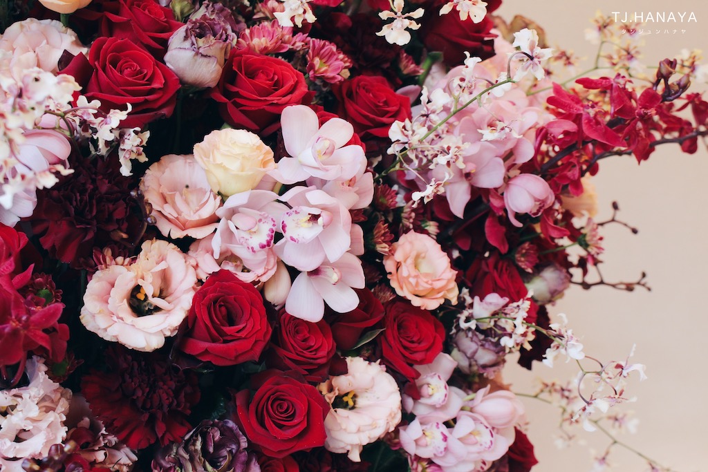 總部落成高架花籃|台北花店 落成花籃祝賀