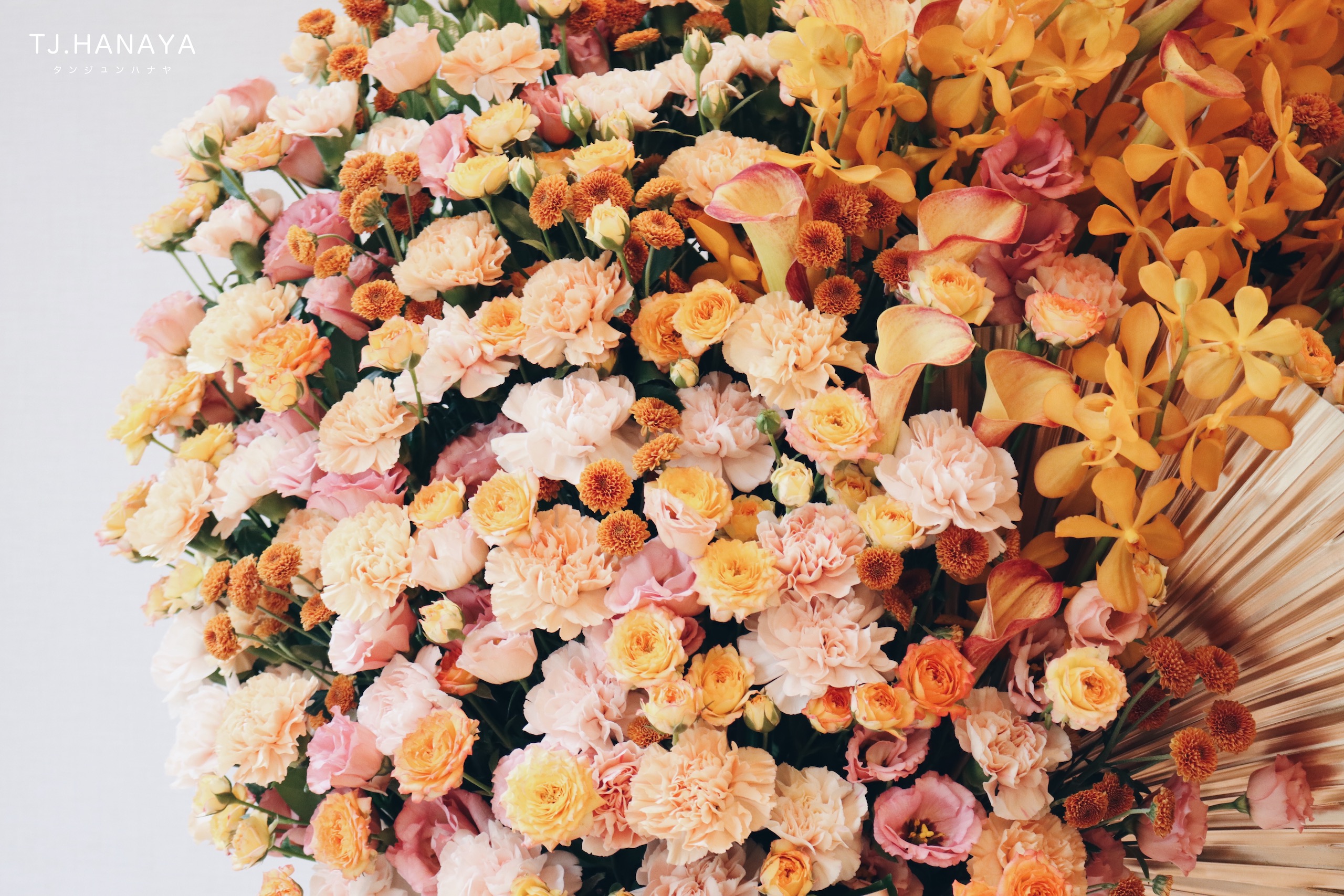 公司成立高架花籃|台中花店 成立花籃送花