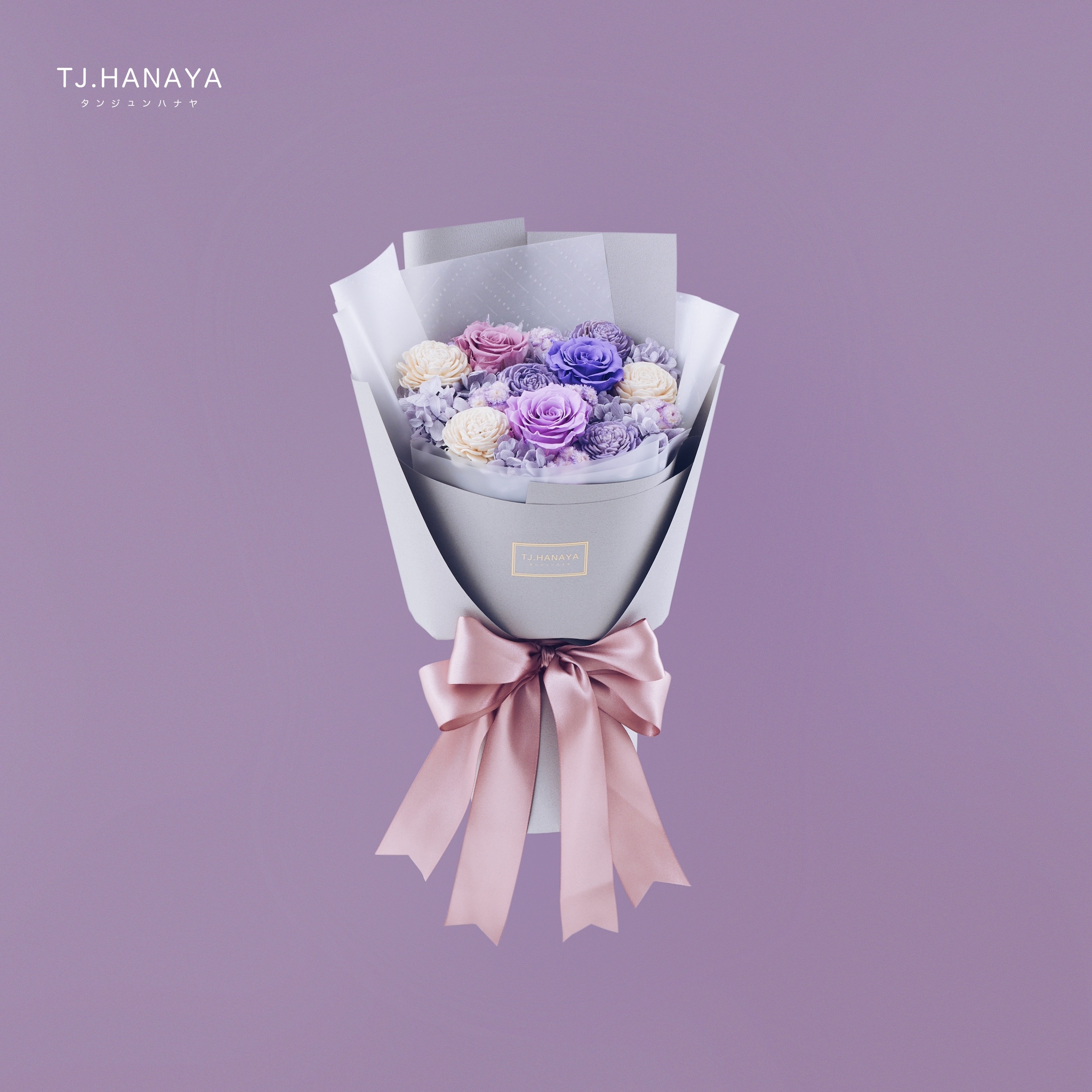 永 生 玫 瑰 花 束＃PB012