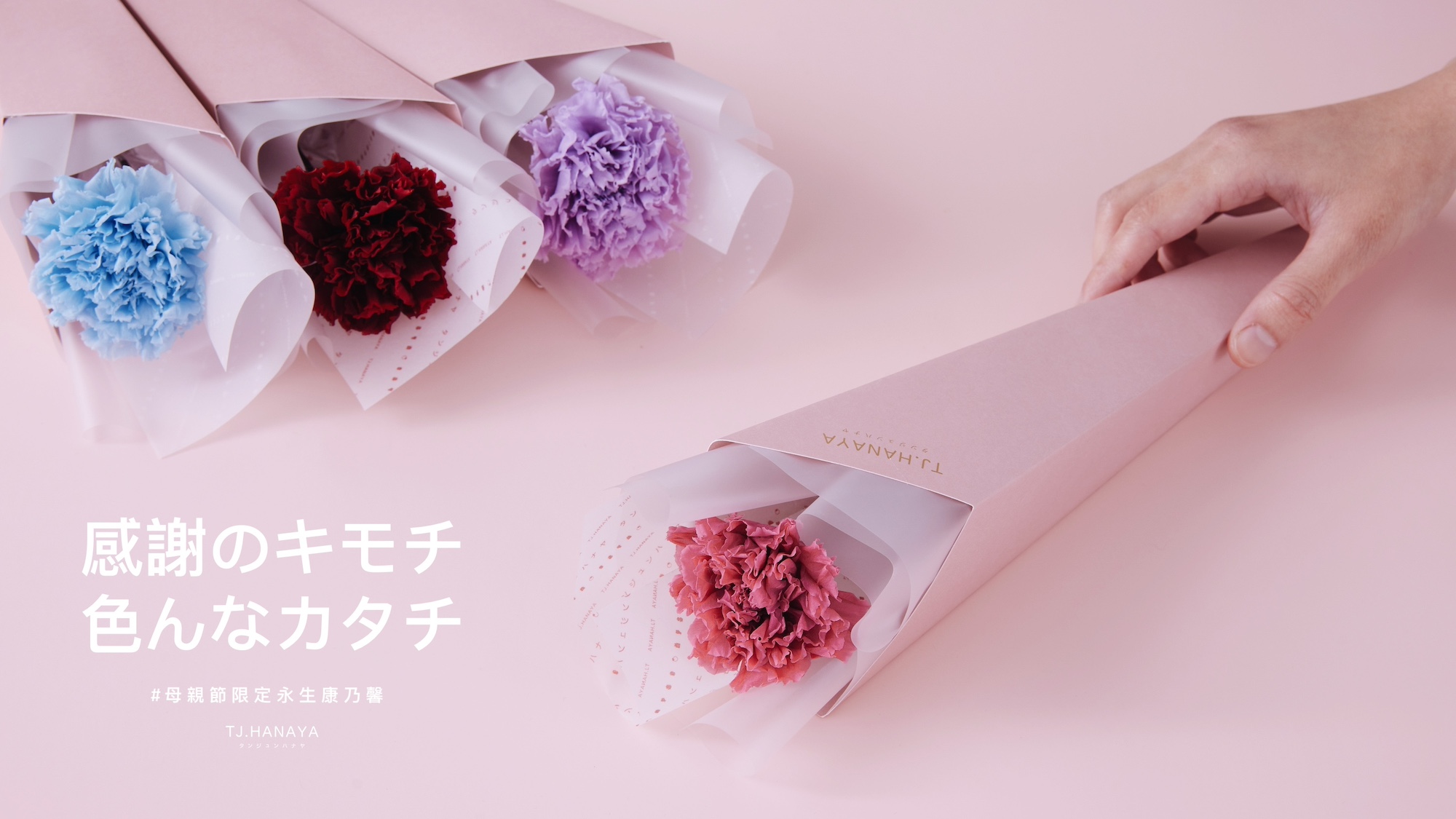 母親節花禮-母親節康乃馨-母親節永生花