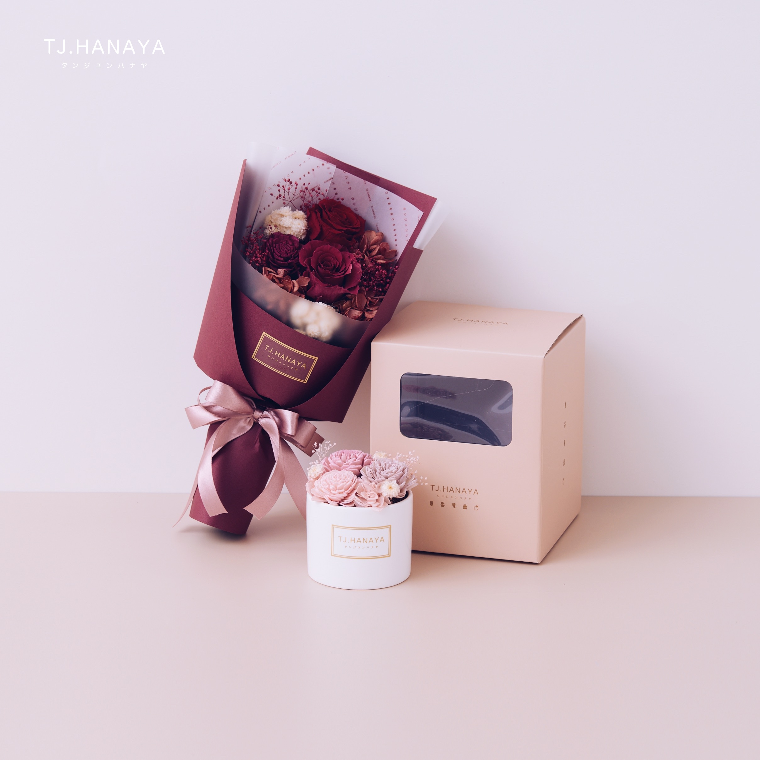 生日送花推薦-永生花組合-1500到2000元生日花禮