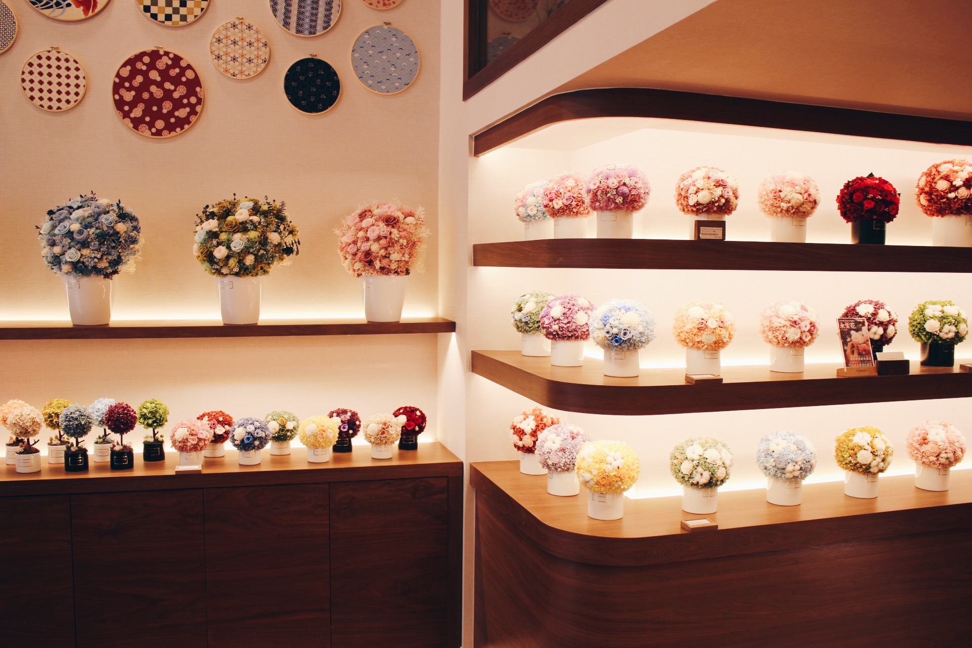 內湖花店｜內湖永生花｜內湖花店推薦｜內湖高架花籃