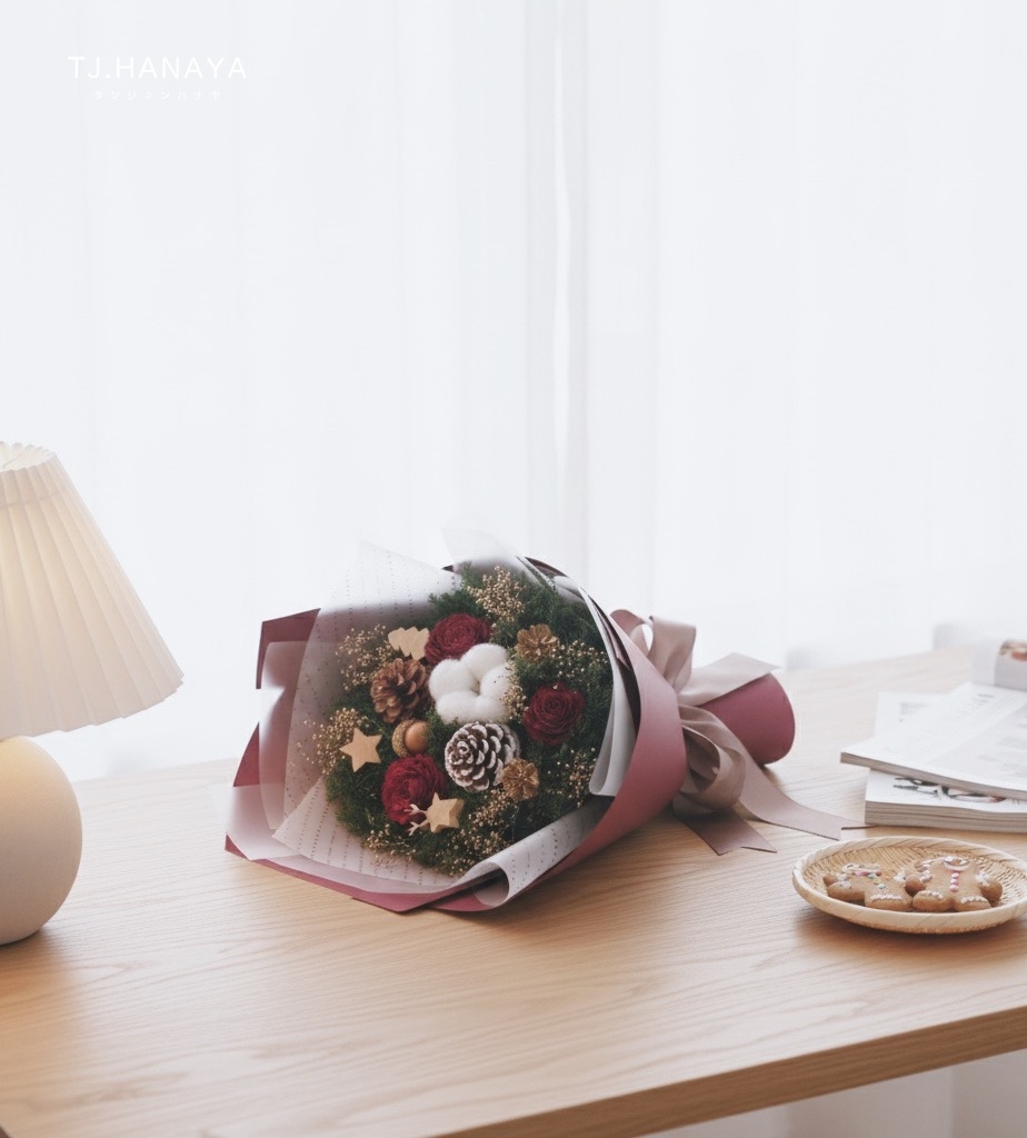 聖誕節花束推薦-聖誕節告白花束-聖誕節求婚花禮