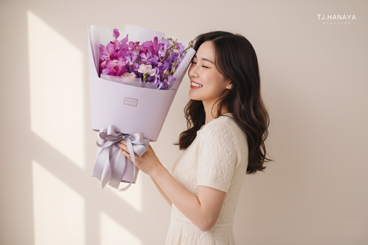 蘭花花束-送長輩花束-送長輩花