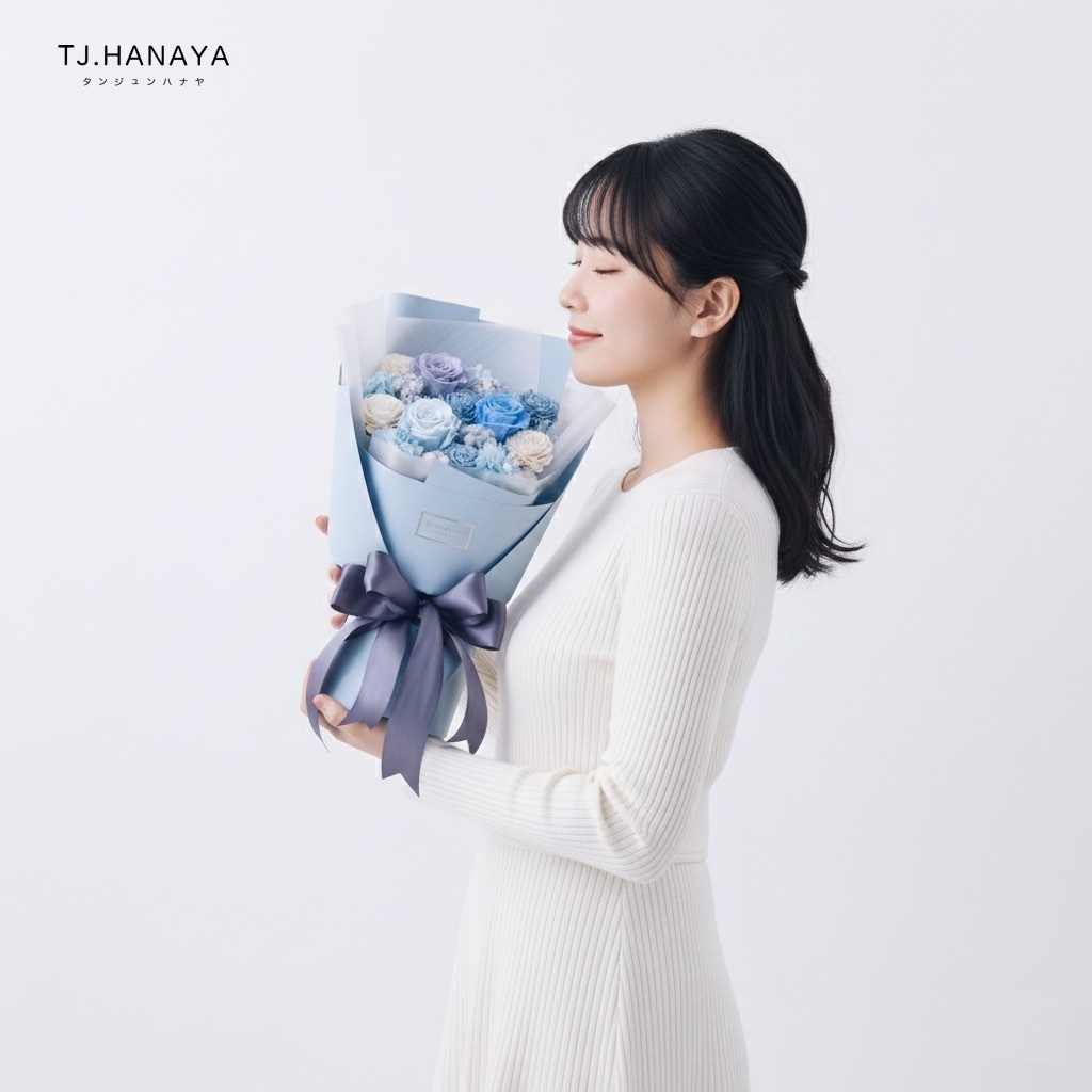 永生藍玫瑰花束-藍玫瑰花語-藍色玫瑰推薦