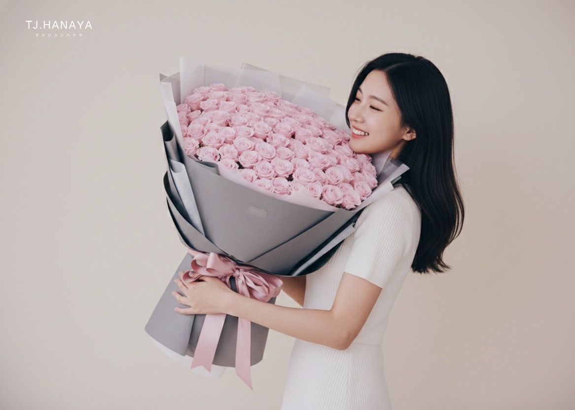 水象星座告白花束-求婚花束推薦-粉藍紫深藍玫瑰