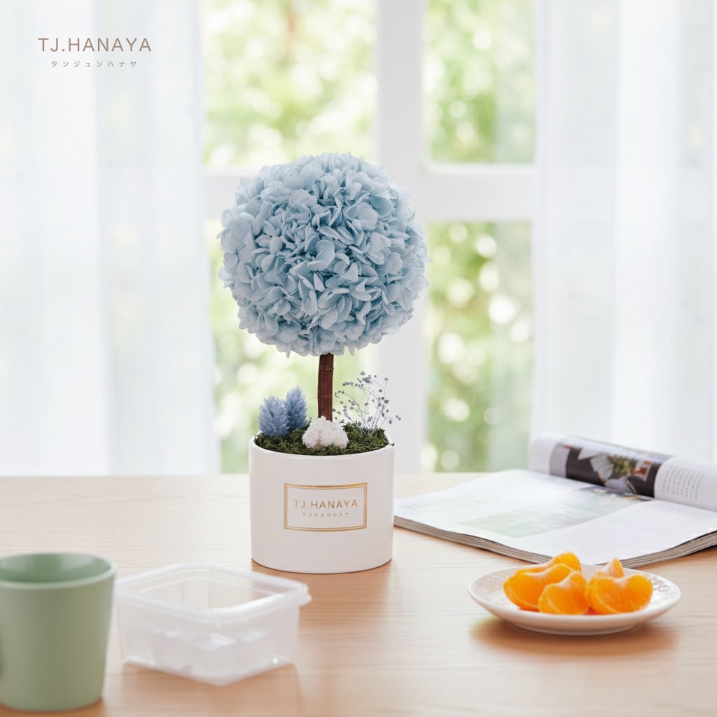 生日花禮-永生繡球-永生花禮物