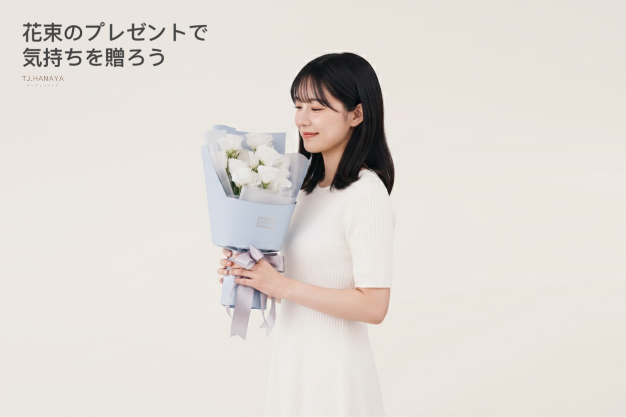 白桔梗意義-白桔梗花束-白桔梗花語