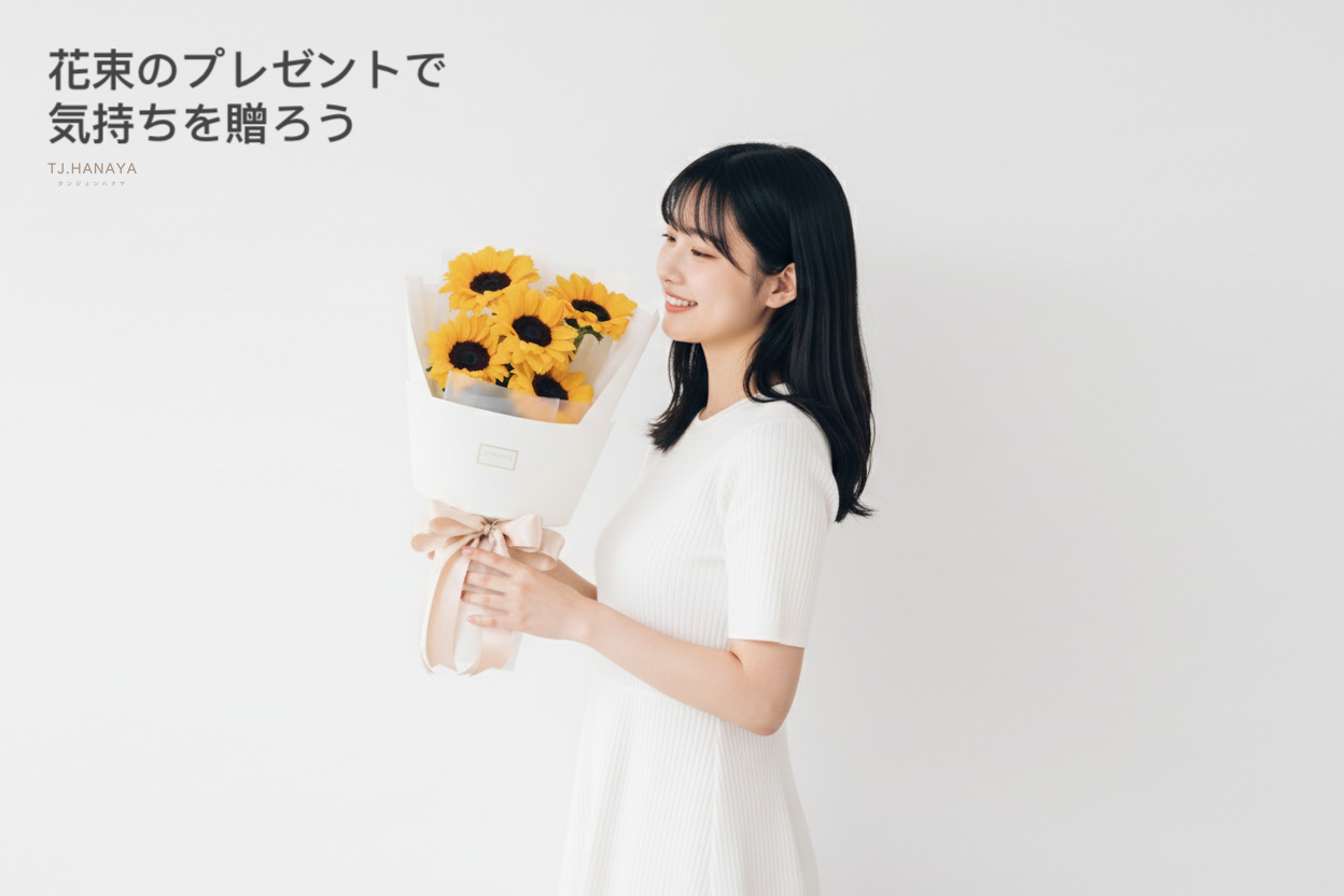 向日葵花束-朋友生日送花-畢業生向日葵