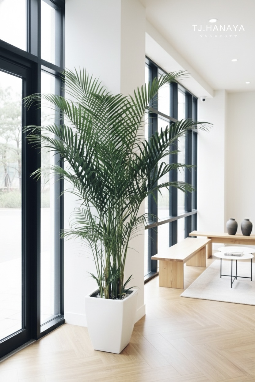 黃椰子-落地盆栽推薦-室內景觀植物