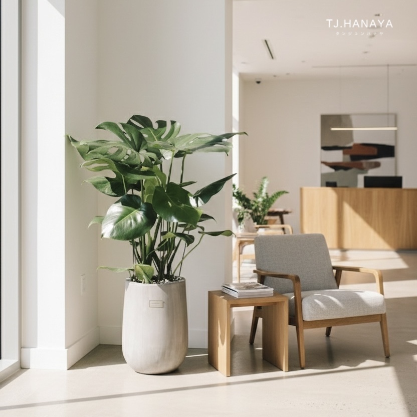 龜背芋-喬遷送植物-居家綠植