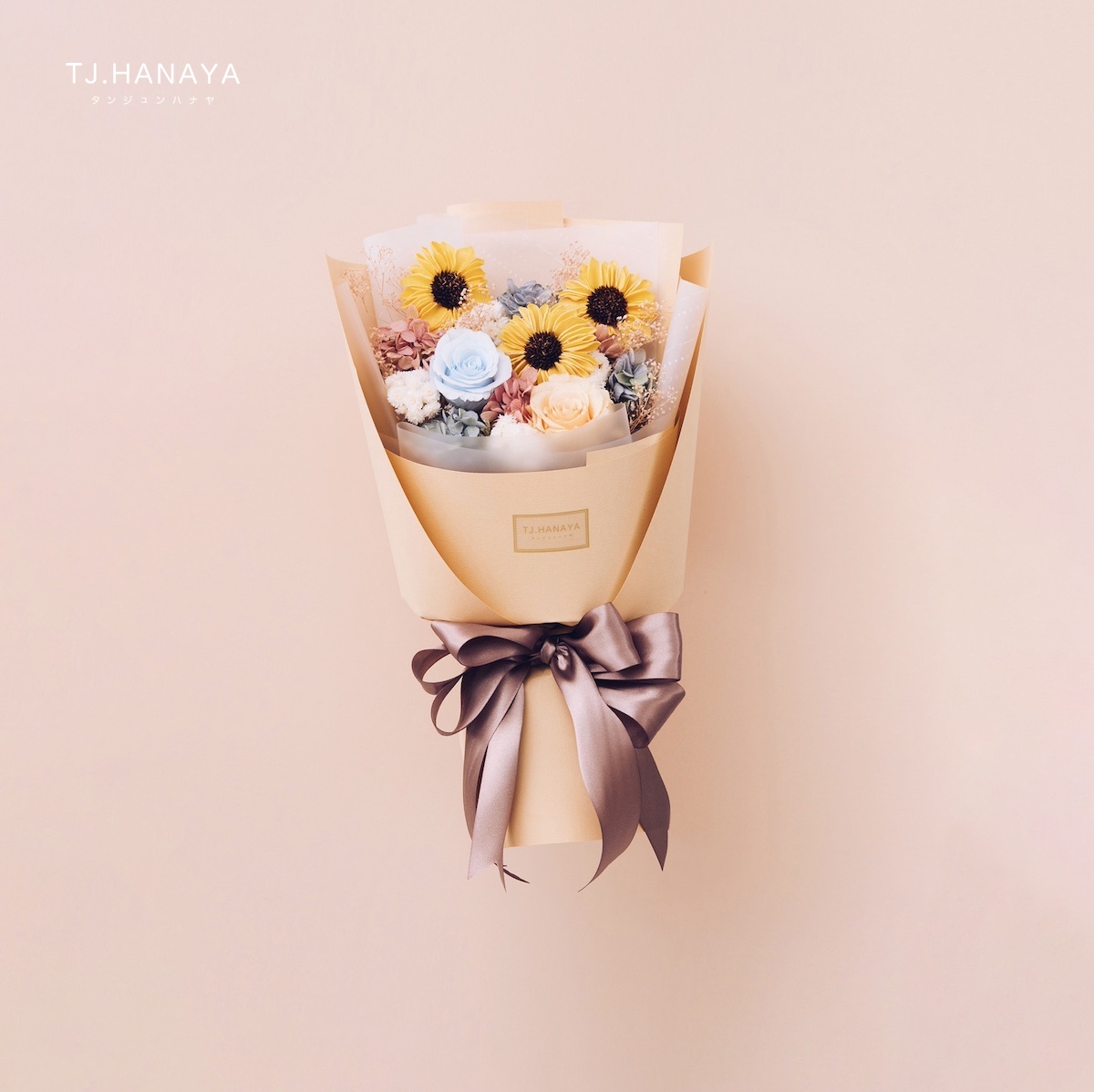 索拉向日葵畢業花束｜仲夏
